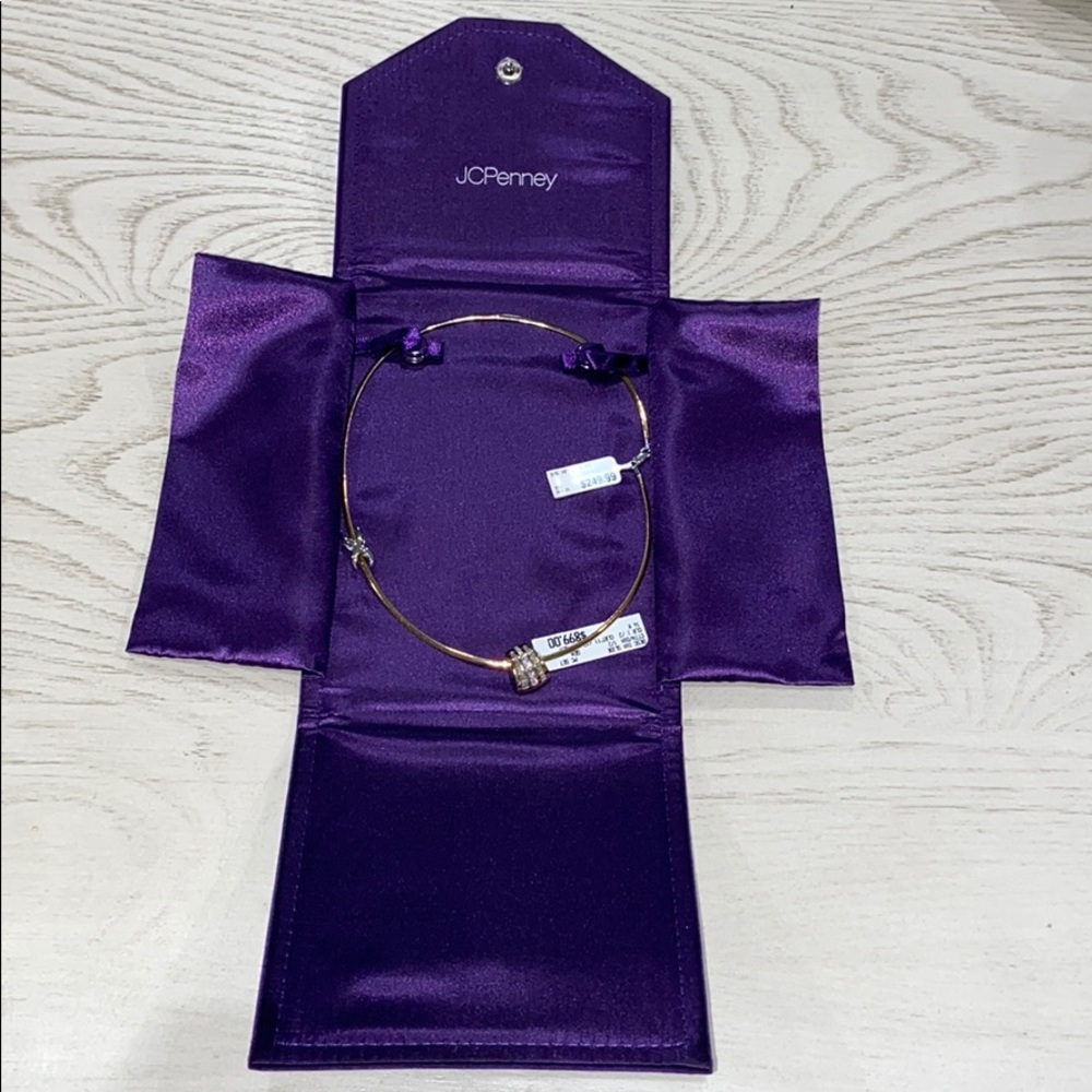 NEW DIAMOND GOLD NECKLACE SET - Picture 2 of 5